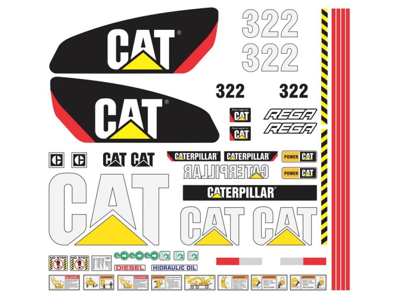 CATERPILLAR 322 MODERNA