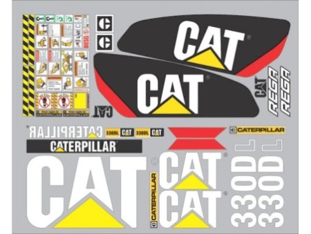 CATERPILLAR 330D SIN FRANJAS NEGRAS