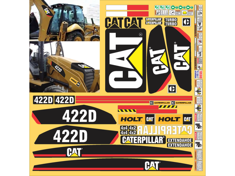 CATERPILLAR 422D MODERNA