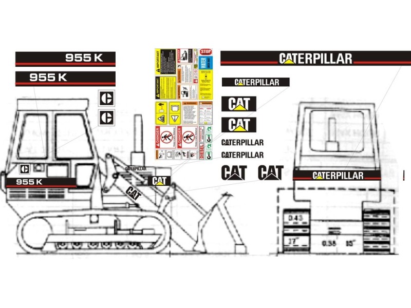 CATERPILLAR 955K MODERNO