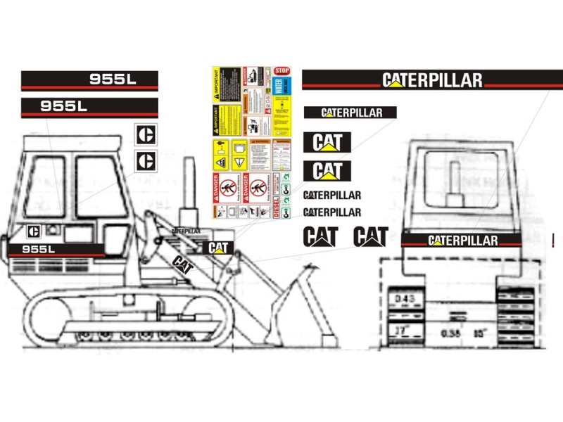 CATERPILLAR 955L MODERNO