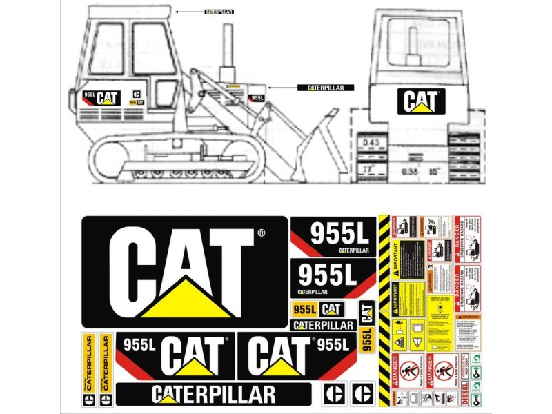 CATERPILLAR 955L TIPO T