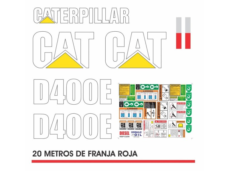 CATERPILLAR D400E SIN FRANJAS