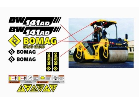 BOMAG BW141AD COLOCACION