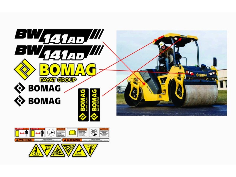 BOMAG BW141AD COLOCACION