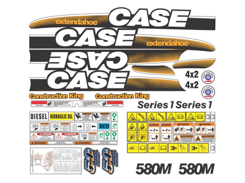 CASE 580M SERIE 1 CON EXTENSION 4X2 SIN TURBO