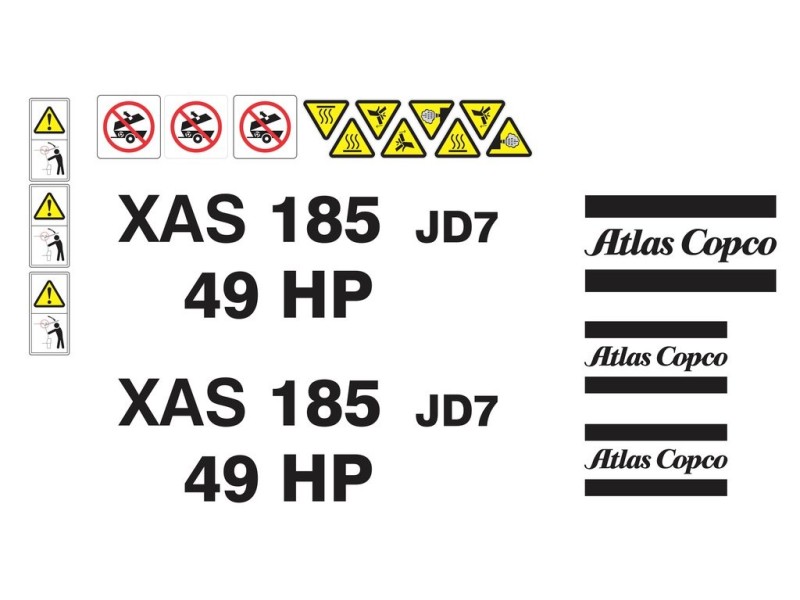 ATLAS COPCO XAS185 49HP JD7