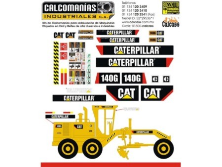 CATERPILLAR 140G MODERNACOLOCACION