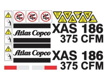 ATLAS COPCO XAS186 375 CFM