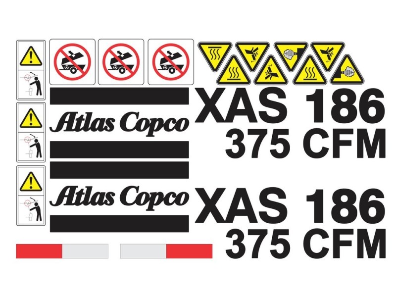 ATLAS COPCO XAS186 375 CFM