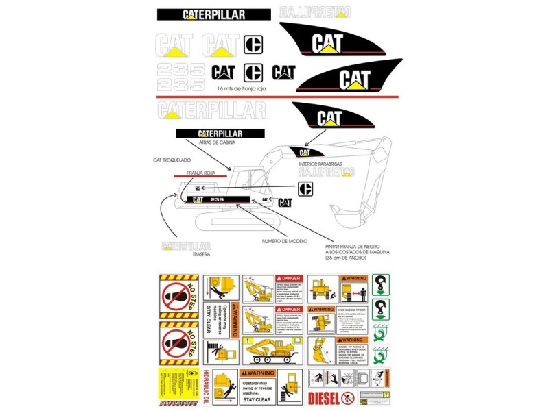 CATERPILLAR 235 MODERNA