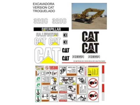 CATERPILLAR 320 CAT TROQUELADO