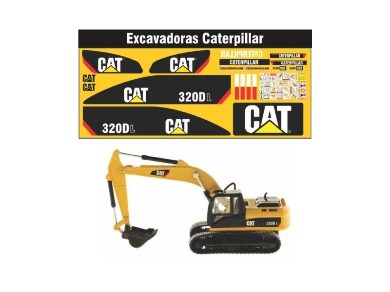 CATERPILLAR 320DL CON FRANJAS