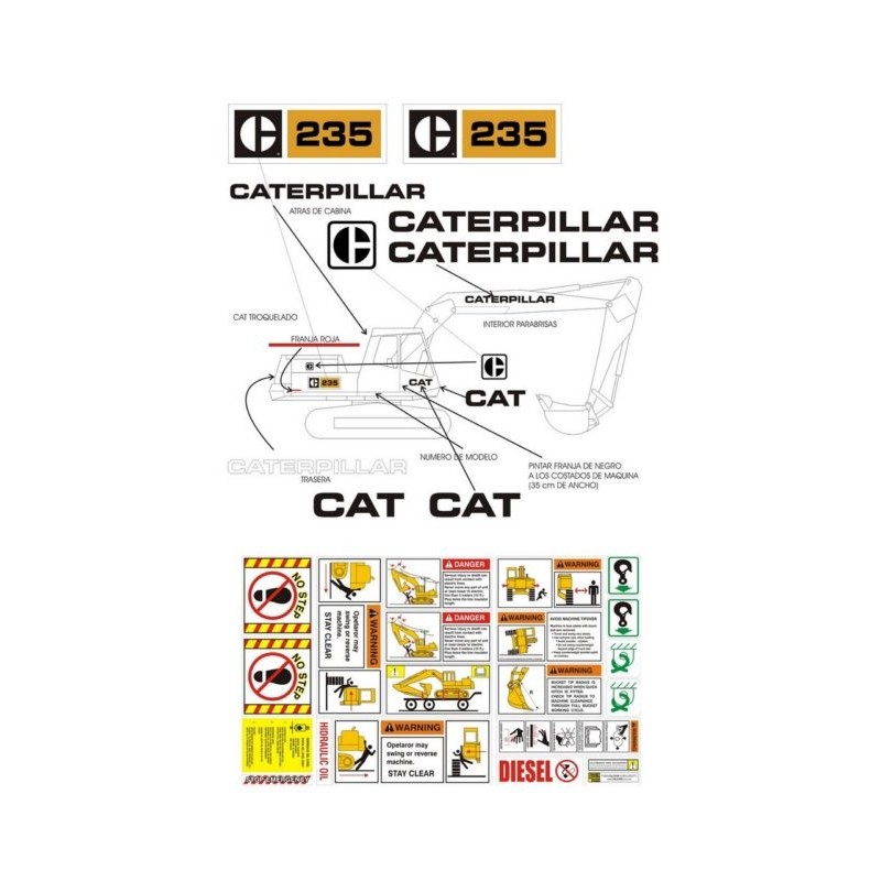 CATERPILLAR 235 STANDARD