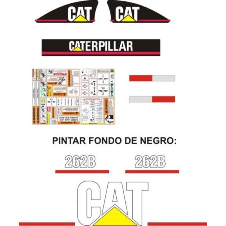 CATERPILLAR 262B  SIN FONDO NEGRO
