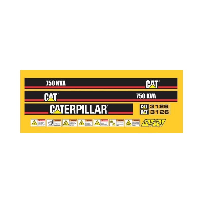 CATERPILLAR 3126 GENERADOR 750