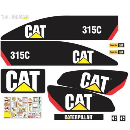 CATERPILLAR 315C CON FRANJAS