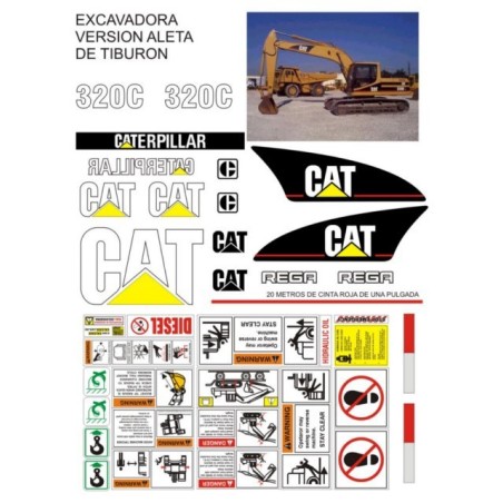 CATERPILLAR 320 ALETA DE TIBURON