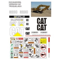 CATERPILLAR 320 CAT TROQUELADO