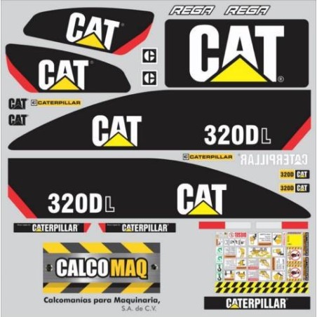 CATERPILLAR 320D CON FRANJAS ARMADAS