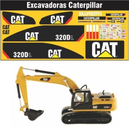 CATERPILLAR 320DL CON FRANJAS