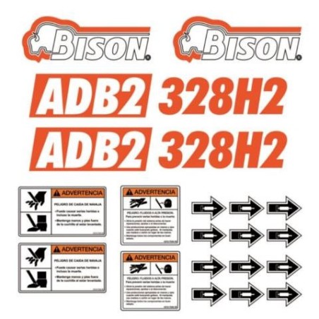 BISON ADB2 328H2 ARADO DE DISCOS