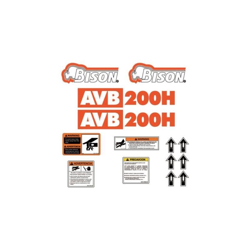 BISON AVB 200H ARADO DE VERTEDERAS