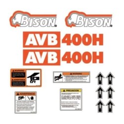 BISON AVB 400H ARADO DE VERTEDERAS