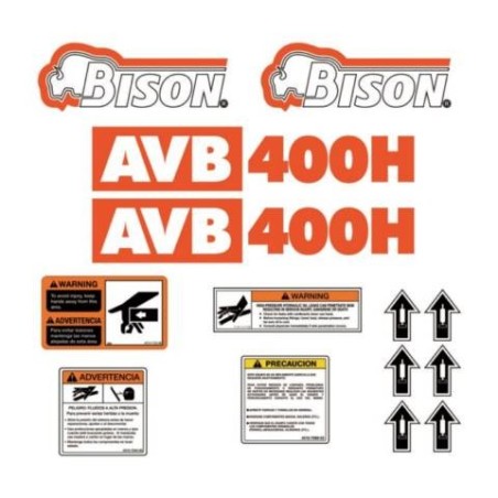 BISON AVB 400H ARADO DE VERTEDERAS