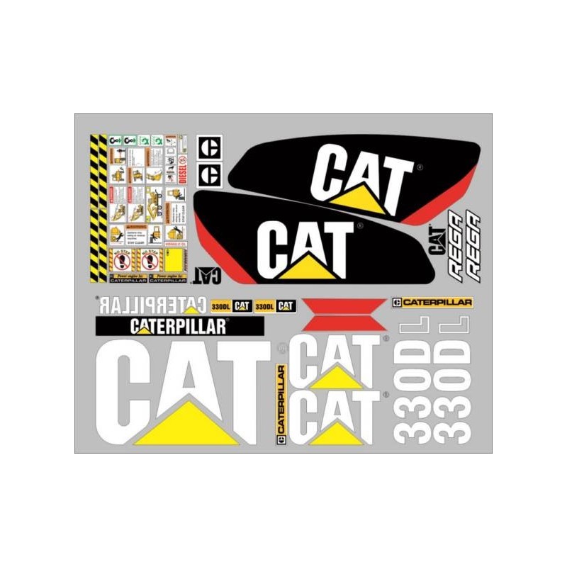 CATERPILLAR 330D SIN FRANJAS NEGRAS