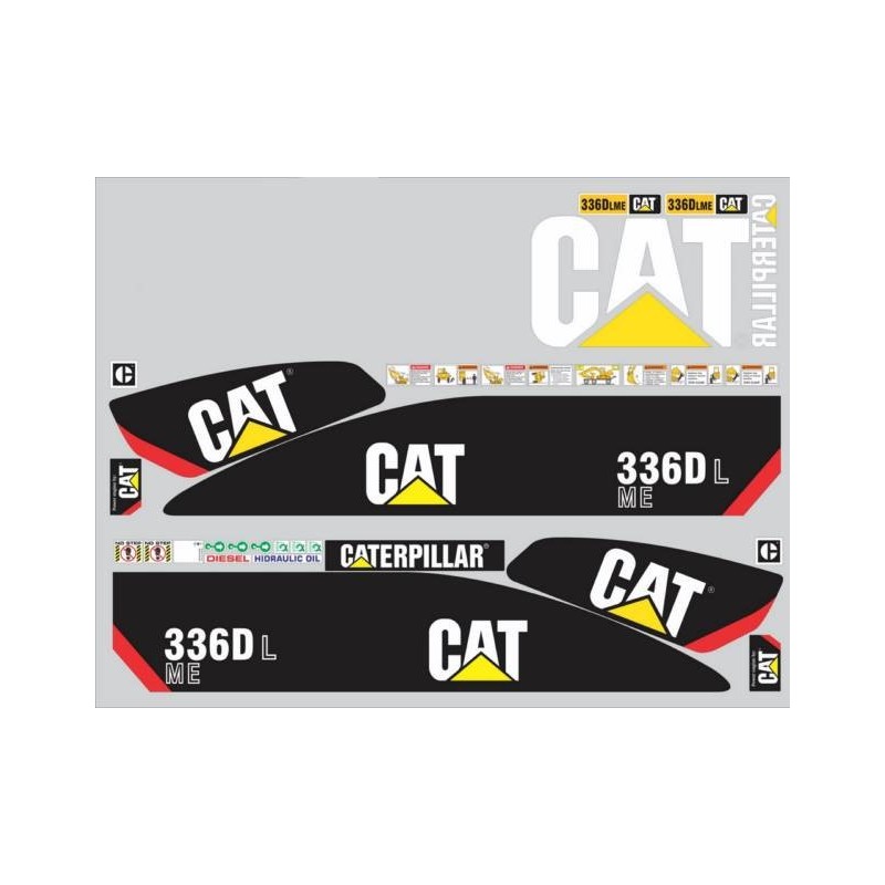 CATERPILLAR 336DLME CON FRANJAS