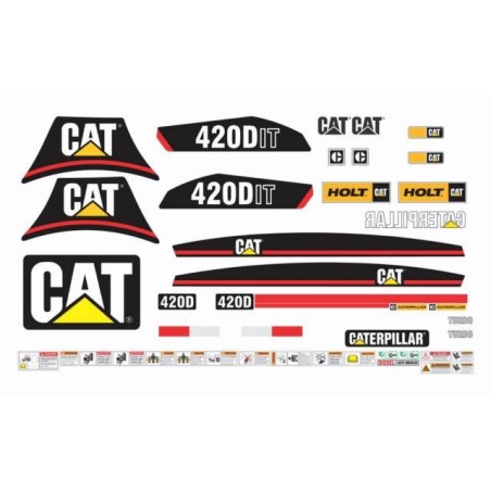 CATERPILLAR 420D IT CON ALETA DE BRAZO ORIGINAL