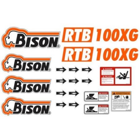 BISON RTB 100XG ROTOTILLER