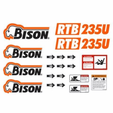 BISON RTB 235U ROTOTILLER