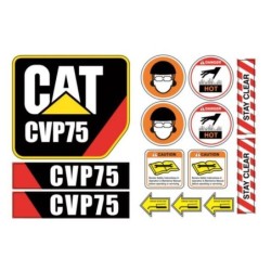 CATERPILLAR CVP75 PLACA VIBRATORIA