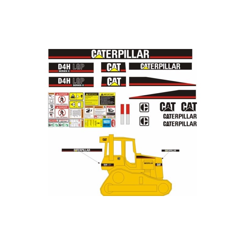 CATERPILLAR D4H LGP SERIES II