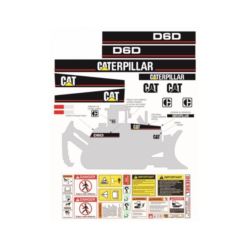 CATERPILLAR D6D MOD