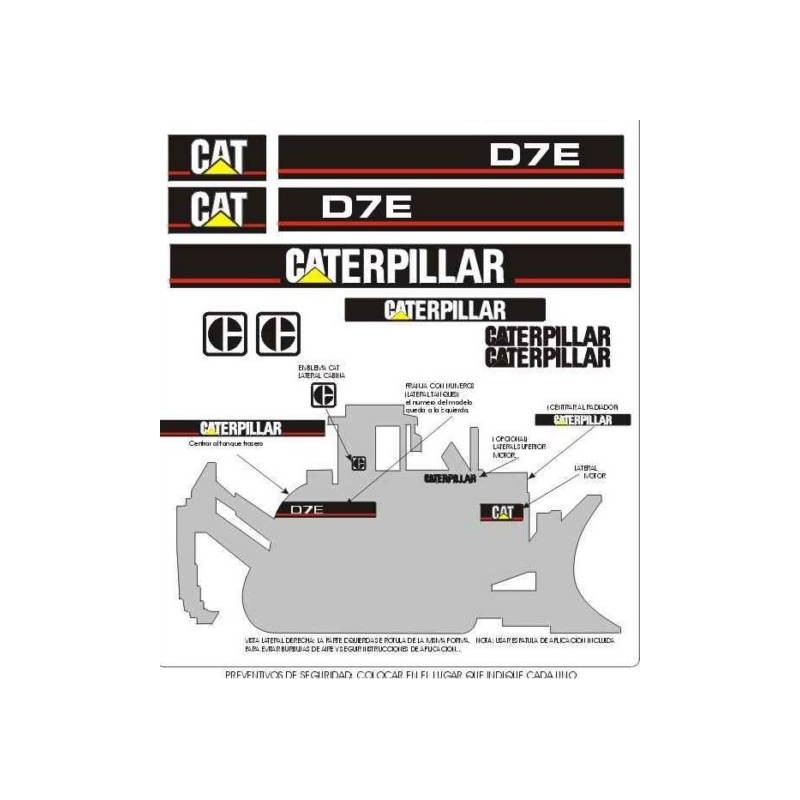 CATERPILLAR D7E MODERNO
