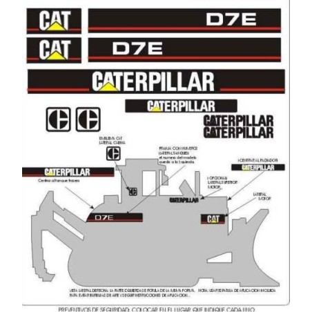 CATERPILLAR D7E MODERNO
