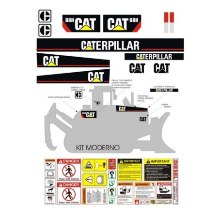 CATERPILLAR D8H NEW VERSION