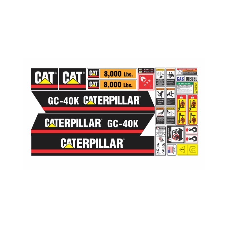 CATERPILLAR GC40K 8 MIL LBS