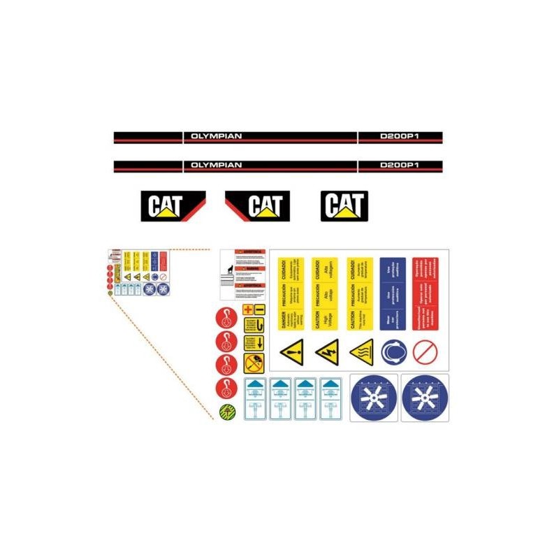 CATERPILLAR GENERADOR OLYMPIAN 200 KVA