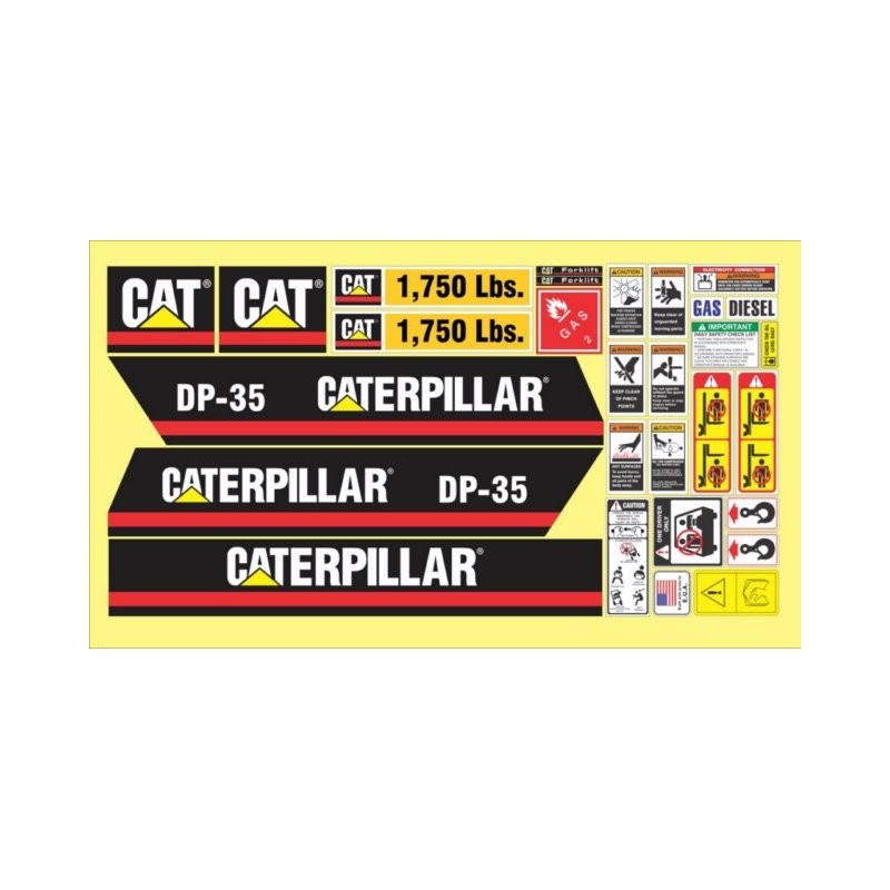 CATERPILLAR MONTACARGAS DP35