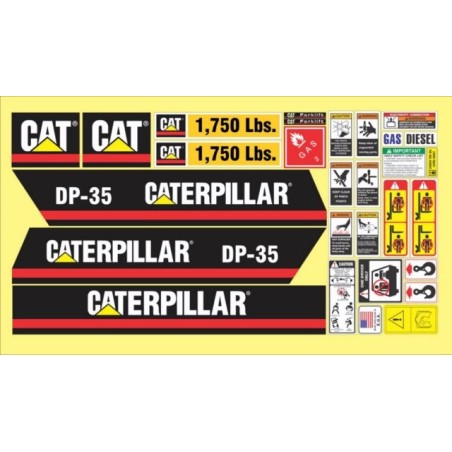 CATERPILLAR MONTACARGAS DP35