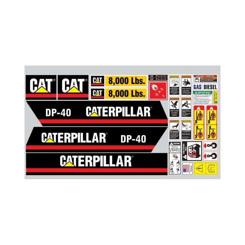 CATERPILLAR MONTACARGAS DP40 8000 LBS