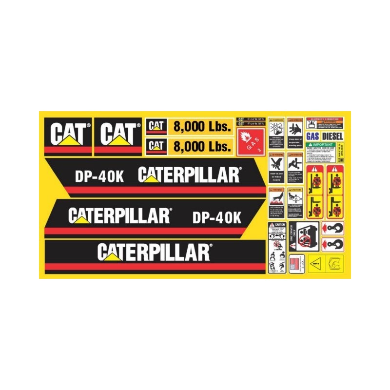 CATERPILLAR MONTACARGAS DP40K 8000 LBS