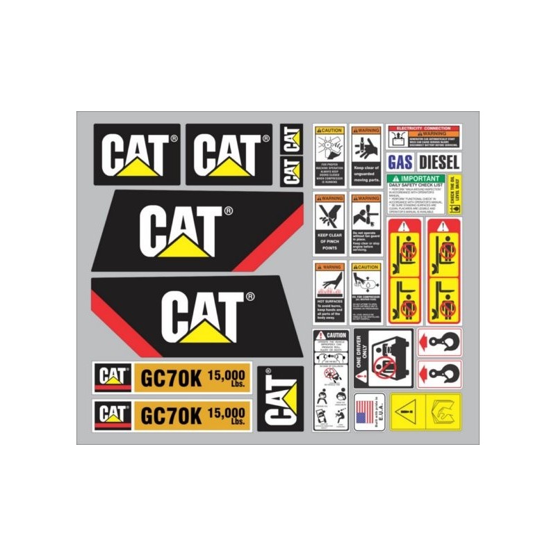 CATERPILLAR MONTACARGAS GC70K 15000 LBS