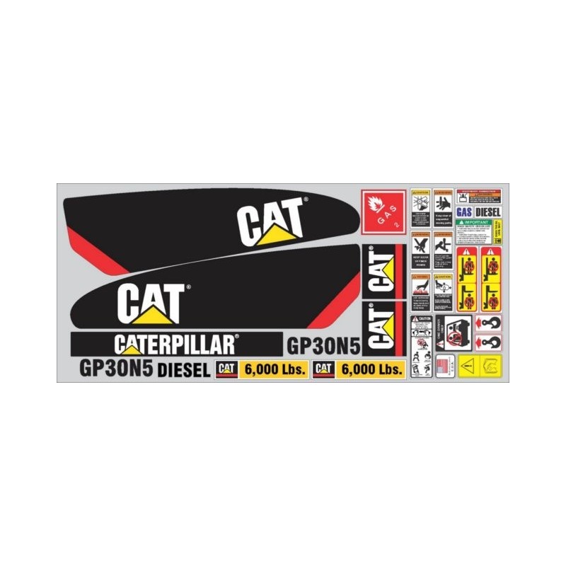CATERPILLAR MONTACARGAS GP30N5 6000 LBS