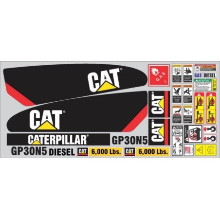 CATERPILLAR MONTACARGAS GP30N5 6000 LBS
