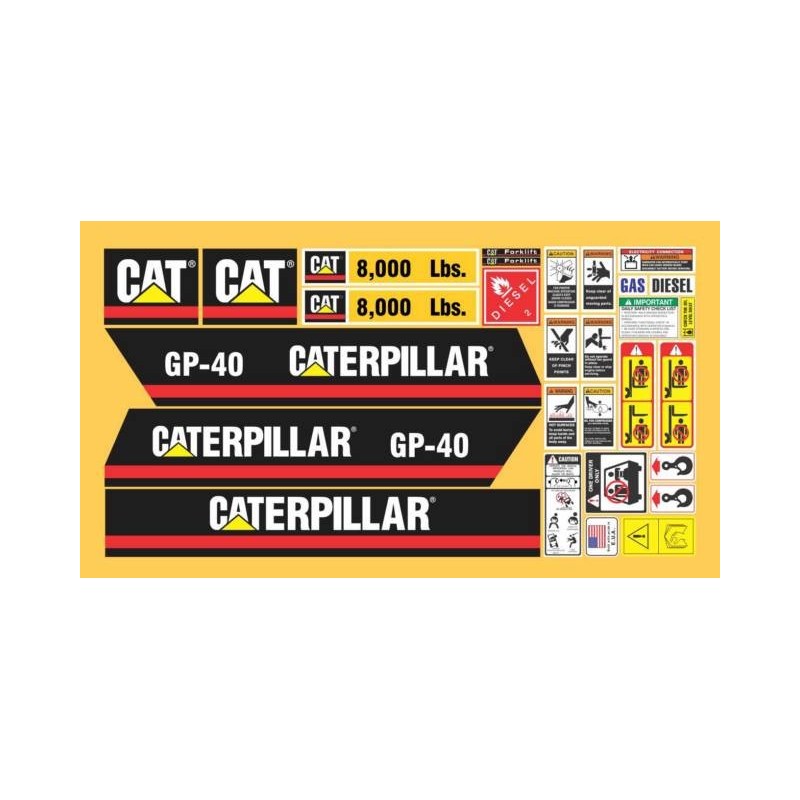 CATERPILLAR MONTACARGAS GP40
